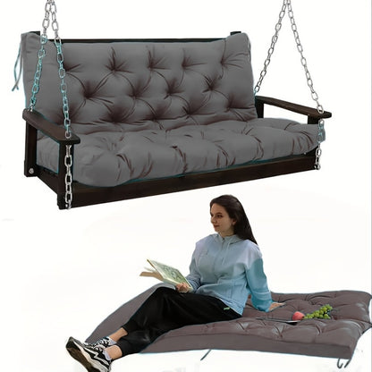 5-Inch Outdoor Swing Cushions with Waterproof Protection and Washable Cover for Patio detail image - detail view 9