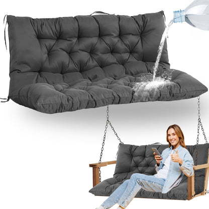 Patio Cushion shown in the drak gray (New 5in thick) option