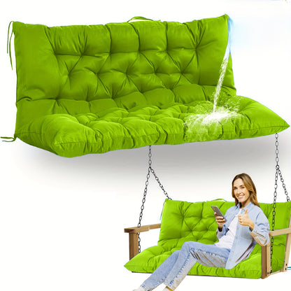 Patio Cushion shown in the grass green(New 5in thick) option