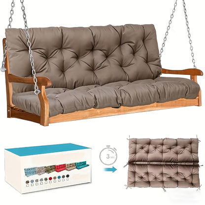 Patio Cushion shown in the Khaki (48×40 in) option