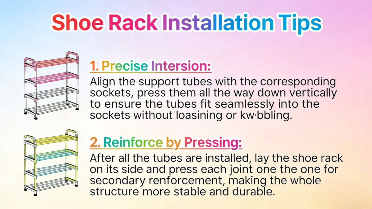 5-Layer Space-Saving Shoe Rack, Entryway Shoe Organizer for Organized Everyday Storage detail image - detail view 12