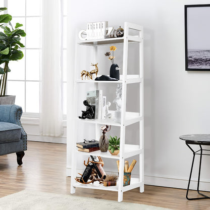 5-Tier Bookshelves And Bookcases with Open Shelves and Multiple Color Options detail image - detail view 6