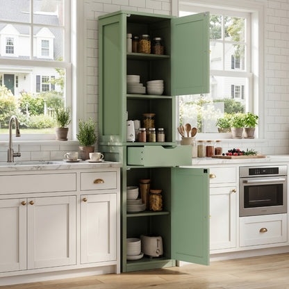 5-Tier Freestanding Bathroom Storage Cabinet, Freestanding Storage Cupboard detail image - detail view 13