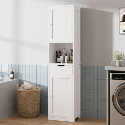 5-Tier Freestanding Bathroom Storage Cabinet, Freestanding Storage Cupboard detail image - detail view 5