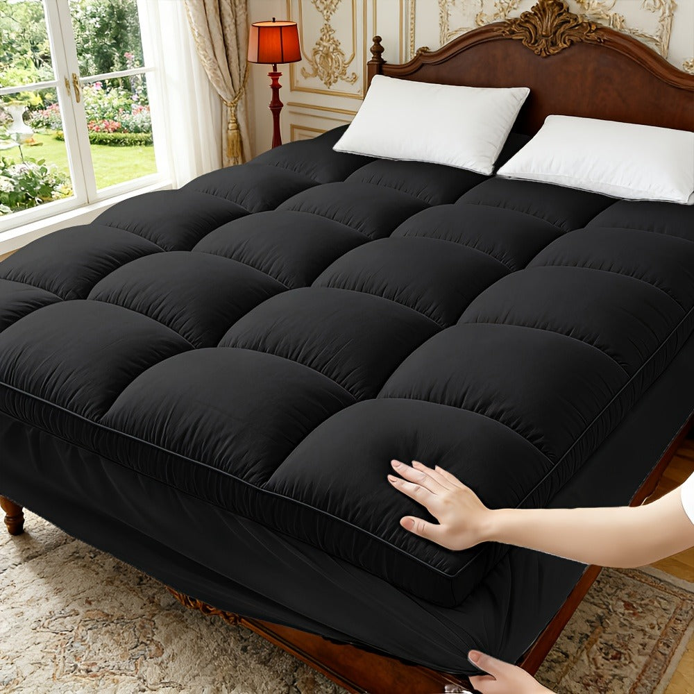 Mattress Pad Cover Fluffy Soft Breathable Deep Pocket Protector Machine Washable 5 Colors Twin Full Queen King Cal King for Bed RV Sofa Couch