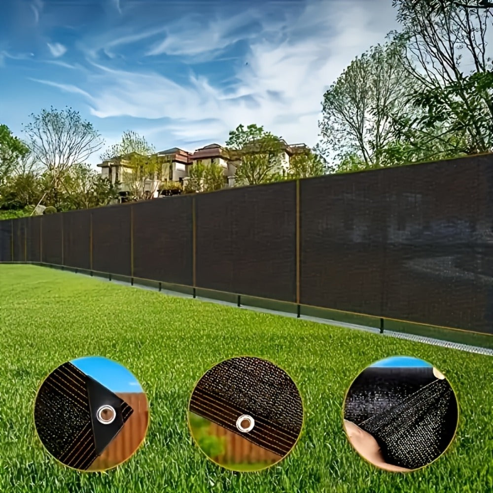Rectangle Shade Sail Heavy Duty Black 93% UV Block Wind Resistant HDPE Canopy – 6 Sizes, Reinforced Corners & PVC Edge Binding for Patio Gazebo Backyard Lawn Pool Deck