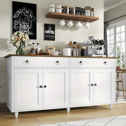 55-Inch Sideboard with Multiple Color Options for Practical Everyday Home Use in Kitchen detail image