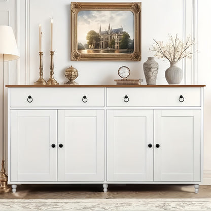 55-Inch Sideboard with Multiple Color Options for Practical Everyday Home Use in Kitchen detail image - detail view 3