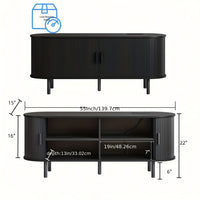 55 Inch Black