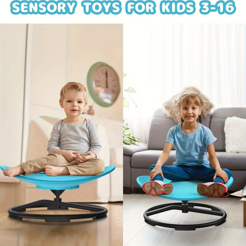 Swivel Chair for Autistic Children, Sensory Chair for Autistic Children 360 Degree Swivel Ergonomically Designed to Train Body Coordination, No Assembly Required, Non-Slip Designed Sensory Swivel Chair for Children, Easter Gift