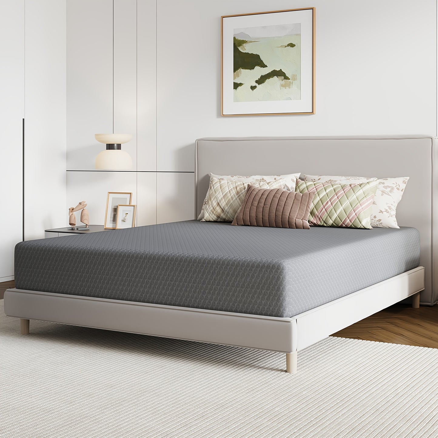 Novilla 6/8/10/12 Inch Gel Memory Foam Mattress with Thermally Balanced Foam Core for Cool Night Sleep, Medium Firm, Mattress In A Box