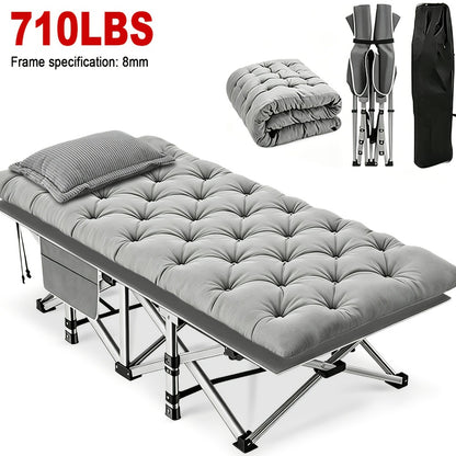 59-Inch Wide Folding Bed with Carry Bag and Tool-Free Assembly for Bedroom detail image - detail view 7