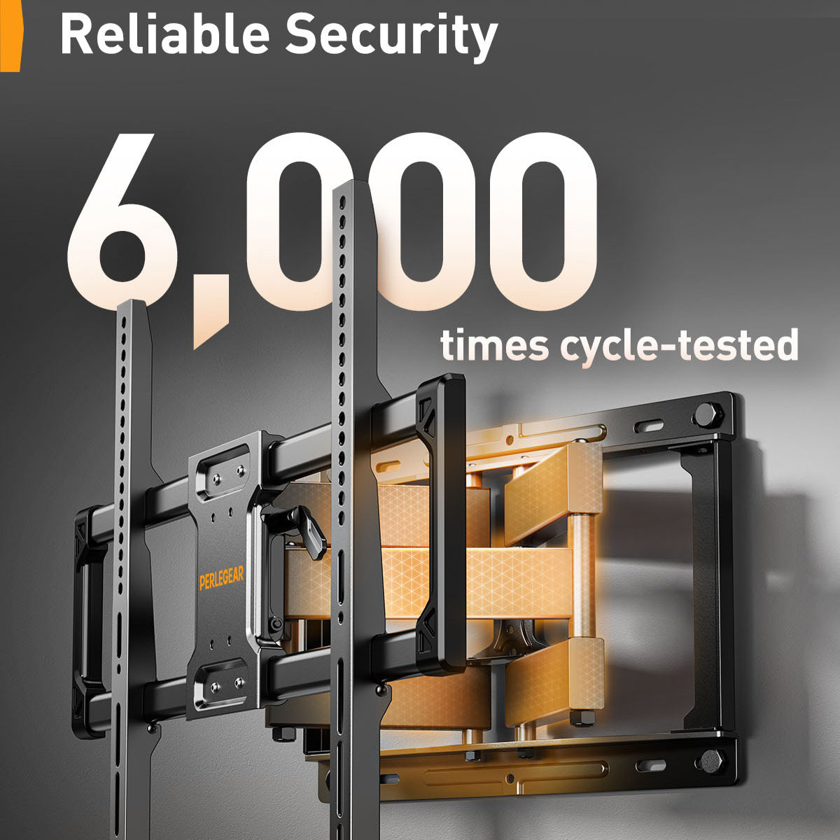 Fits 40-86" TV Mount, Holds 132 Lbs Full Motion TV Wall Mount, Full Motion TV Wall Mount, Pre-Assembled TV Mount, Tool-Free Tilt, Rotate, Extend, Up to VESA 600 X 400Mm, 12"/16"Wood Studs