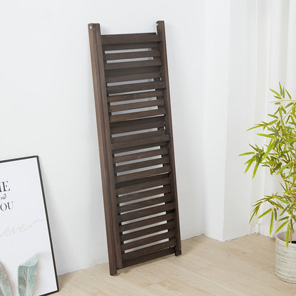 A Sturdy Wooden Plant Display Stand with Four Levels, Perfect for Organizing Your Garden, Patio, Balcony, Or Living Room Corner