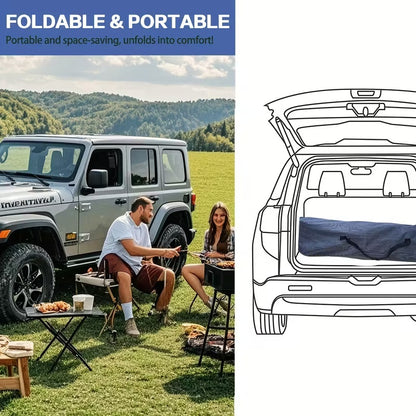 59inBed Frame Sold Separately Adult Camping Bed 28 Inch Wide Heavy-duty Folding Bed, Portable Folding Bed With Cushion, Pillow, And Handbag - No Assembly Required, Napping Bed, Guest Bed, Sofa Bed. Suitable For Camping, Beaches, RVs 510/610/710 Lbs
