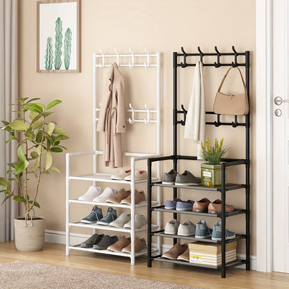 1pc Utility Racks, Entrance Rack, Home Organizer for Organizing Shoes And Hats - The Ideal Choice for Organizing Homes, Living Rooms, And Dormitories, Suitable for Living Rooms, Bedrooms, Lobbies, And Bathrooms, Each Item Comes with 10 Shoe Bags