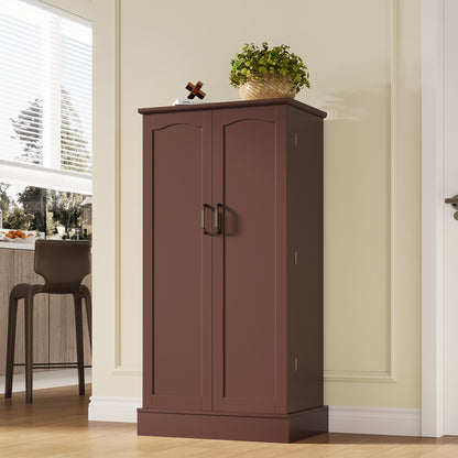 47" Freestanding Storage Cabinet with Adjustable Shelves, Multi-Sport Ball Storage with Large Drawer, Versatile Modern Cabinet for Dining Room, Bathroom, Living Room, Laundry, Sports Equipment Organizer, Basketball, Golf Balls Storage Box
