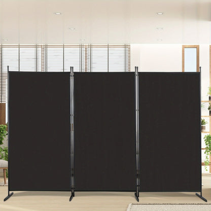 6-Foot Foldable Room Divider with Added Privacy and Waterproof Protection for Living Room detail image - detail view 9