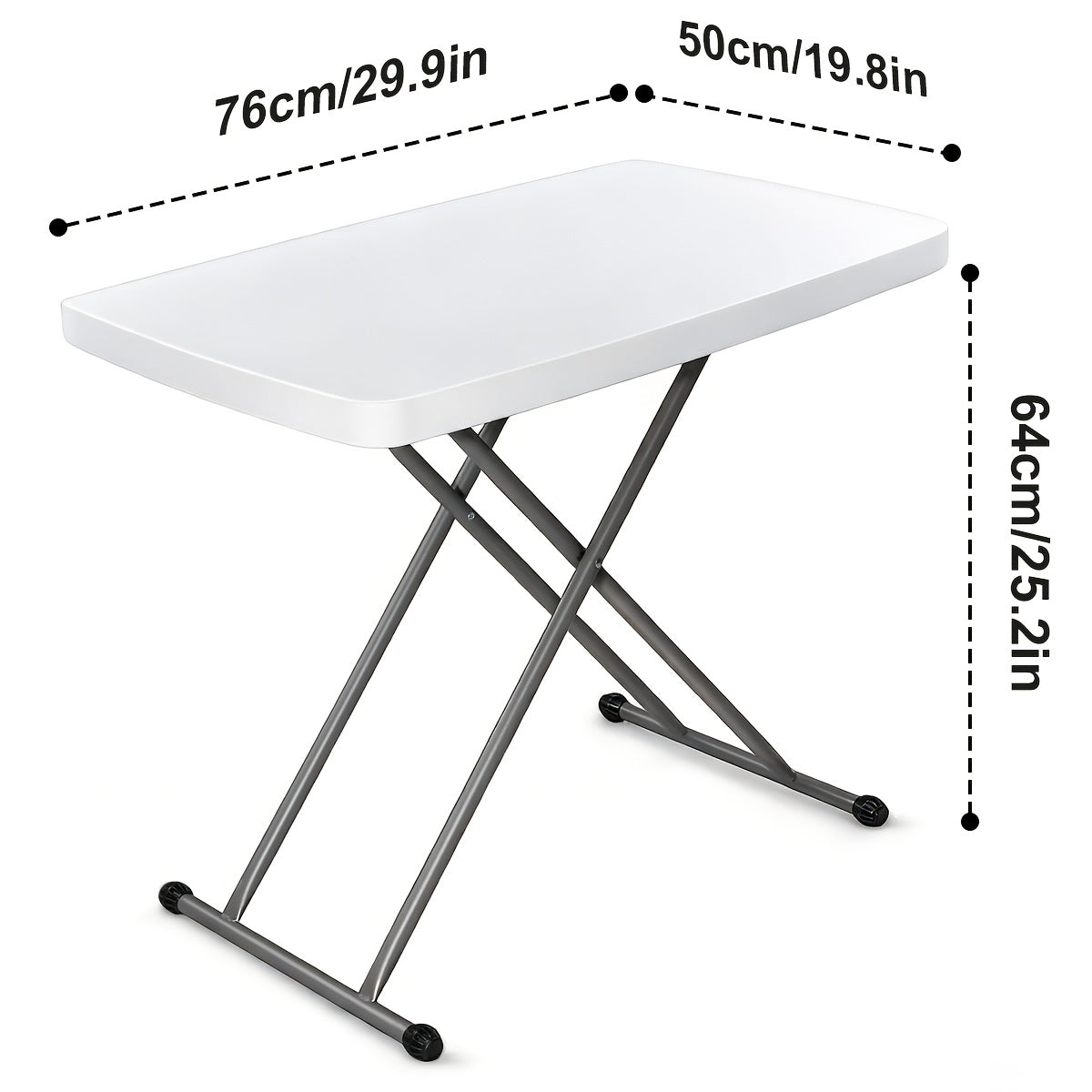 Folding Table shown in the 30inx20in, 1pc option