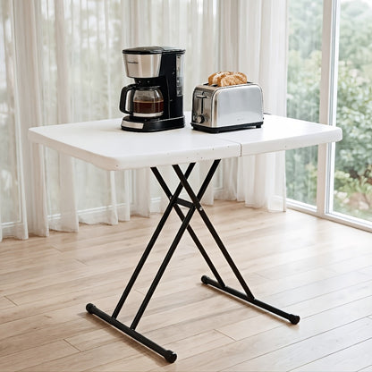 6-Foot Heavy-Duty Folding Table with Carry Handle for Work, Display, and Everyday Use detail image - detail view 12