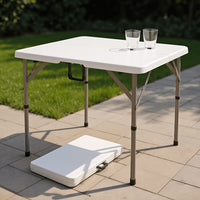 White - Folding Square Table