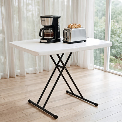 Folding Table shown in the White folding table 2.5FT option