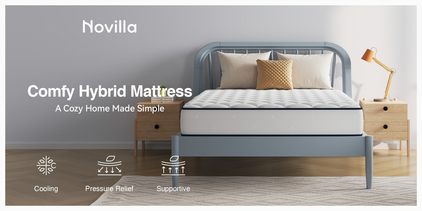 6-Inch Mattress with Memory Foam for Bedroom Comfort and Support detail image - detail view 10