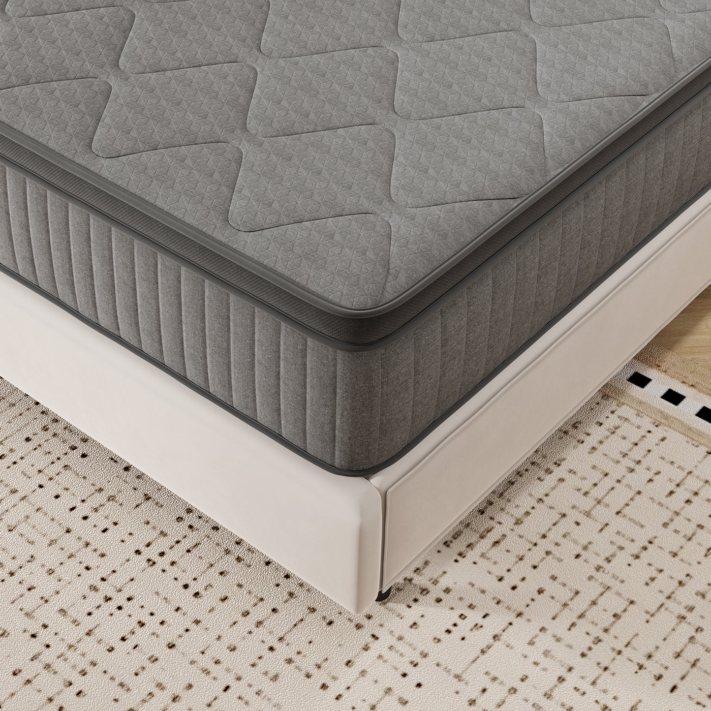6-Inch Mattress with Pocket Springs for Bedroom Comfort and Support