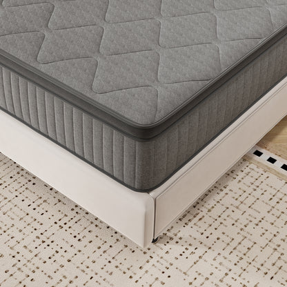 6-Inch Mattress with Pocket Springs for Bedroom Comfort and Support