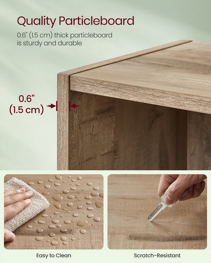 6-Tier Space-Saving Bookshelf with Open Shelves for Organized Everyday Storage in Entryway detail image - detail view 20