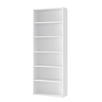 6-Tier Space-Saving Bookshelf with Open Shelves for Organized Everyday Storage in Entryway detail image - detail view 3