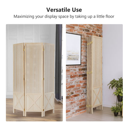 60-Inch Freestanding Room Divider for Privacy and Space Definition in Home Office detail image - detail view 27