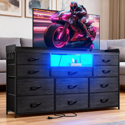 TV Stand shown in the Black option