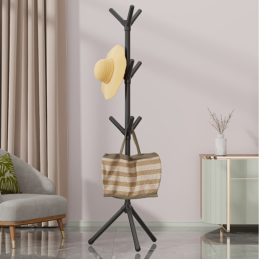 Metal Coat Rack, Coat Rack Stand, Multi-Purpose Clothes Hanger 9 Hooks | Coat Hanger Stand | Coat Stands Entryway, Coat Rack Clothes Stand for Clothes, Hats, Bags, Jacket, Umbrella