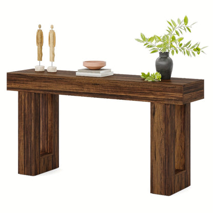 63-Inch Narrow Console Table, Hallway Accent Table for Entryway detail image - detail view 5