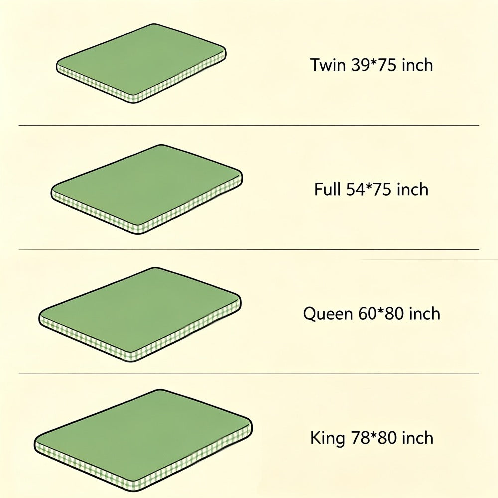 Japanese Plush Roll-Up Floor Mattress Machine Washable, Soft Foldable Portable Sleeping Pad for Bed Sofa Bed Dorm Home Camping, Guest Floor Bed Valentine's Day New Year Gift
