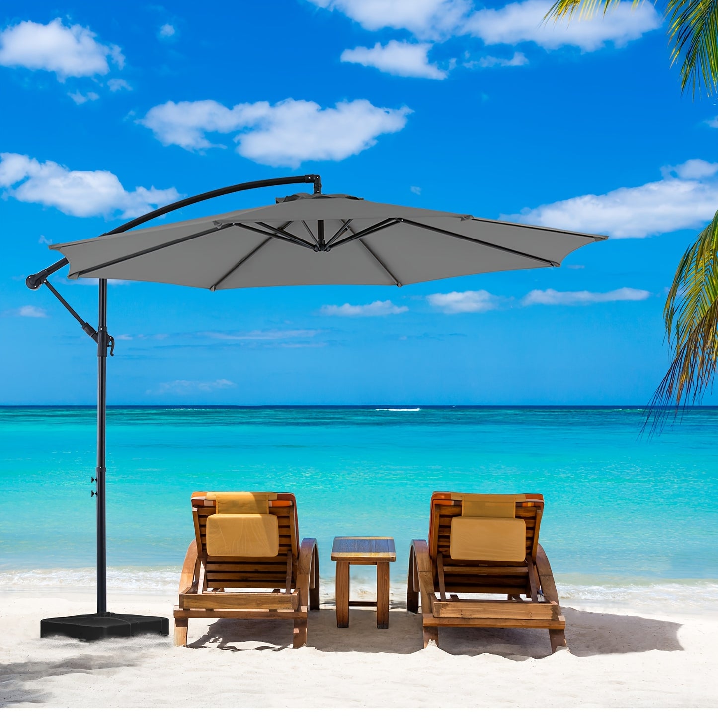 10ft Beach Umbrella, 732 Sq Ft Shade Coverage, 180g UPF 50, Waterproof and Sunshade, Perfect for Pool, Patio and Outdoor