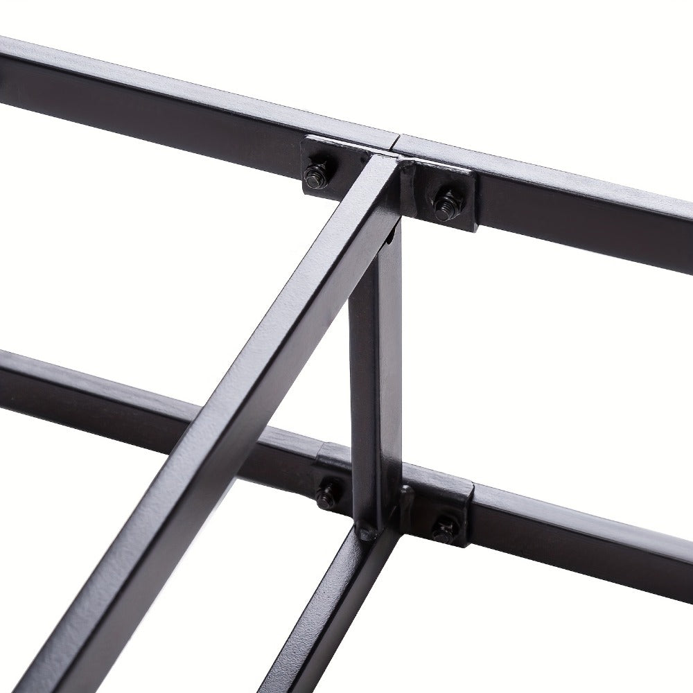 Box Spring 5 7.5 9 Inch Twin Full Queen King Strong Metal Frame Foundation High Profile Quiet Noise-Free Easy Assembly Bedroom Furniture