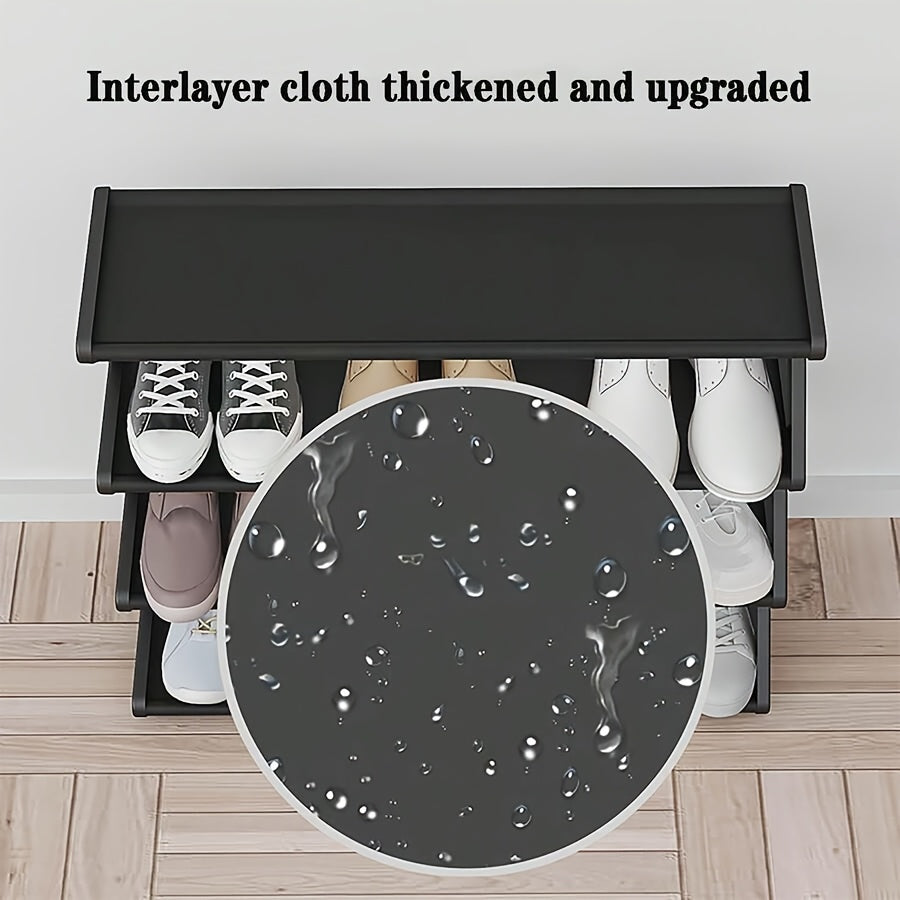 4-Tier Z-Shaped Shoe Rack, Durable Plastic Independent Storage Boxes, Curved Design, Multi-Function Storage Rack, Easy Assembly Freestanding Shoe Rack, No Tools Required, Compact Design, Suitable for Living Room Or Dorm, Stackable And Space-Saving