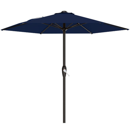 7.5-Foot Patio Umbrella with Easy Crank for Outdoor Shade and Protection detail image - detail view 13