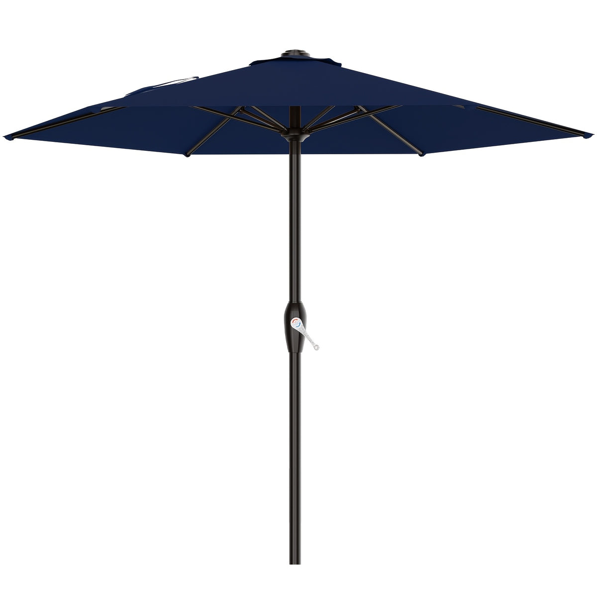 Patio Umbrella shown in the navy, 7.5FT option