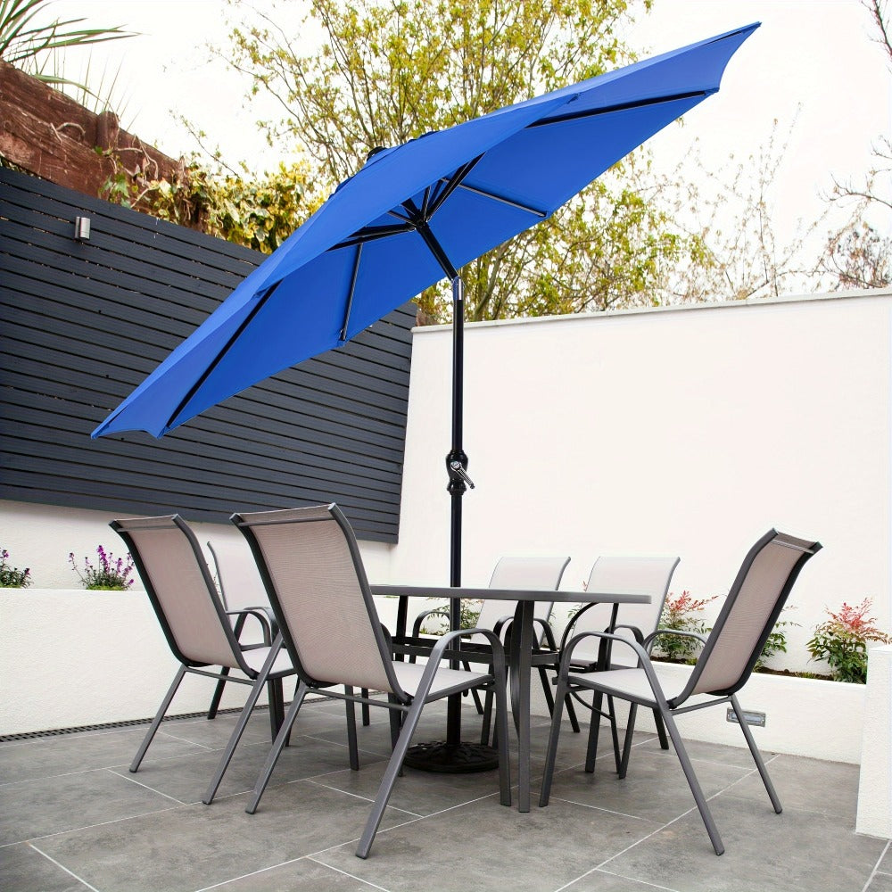 7.5-Foot Patio Umbrella with Tilt Adjustment and UV Protection detail image - detail view 12