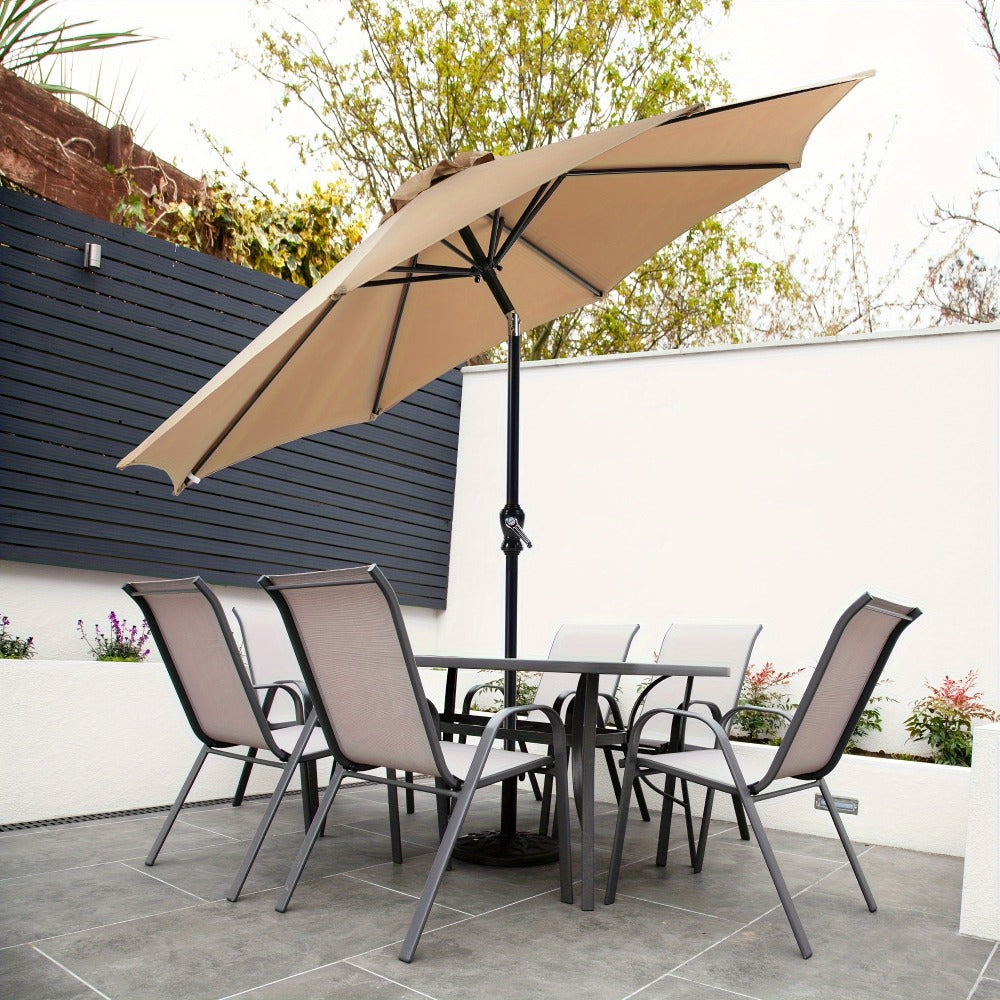 7.5-Foot Patio Umbrella with Tilt Adjustment and UV Protection detail image - detail view 3