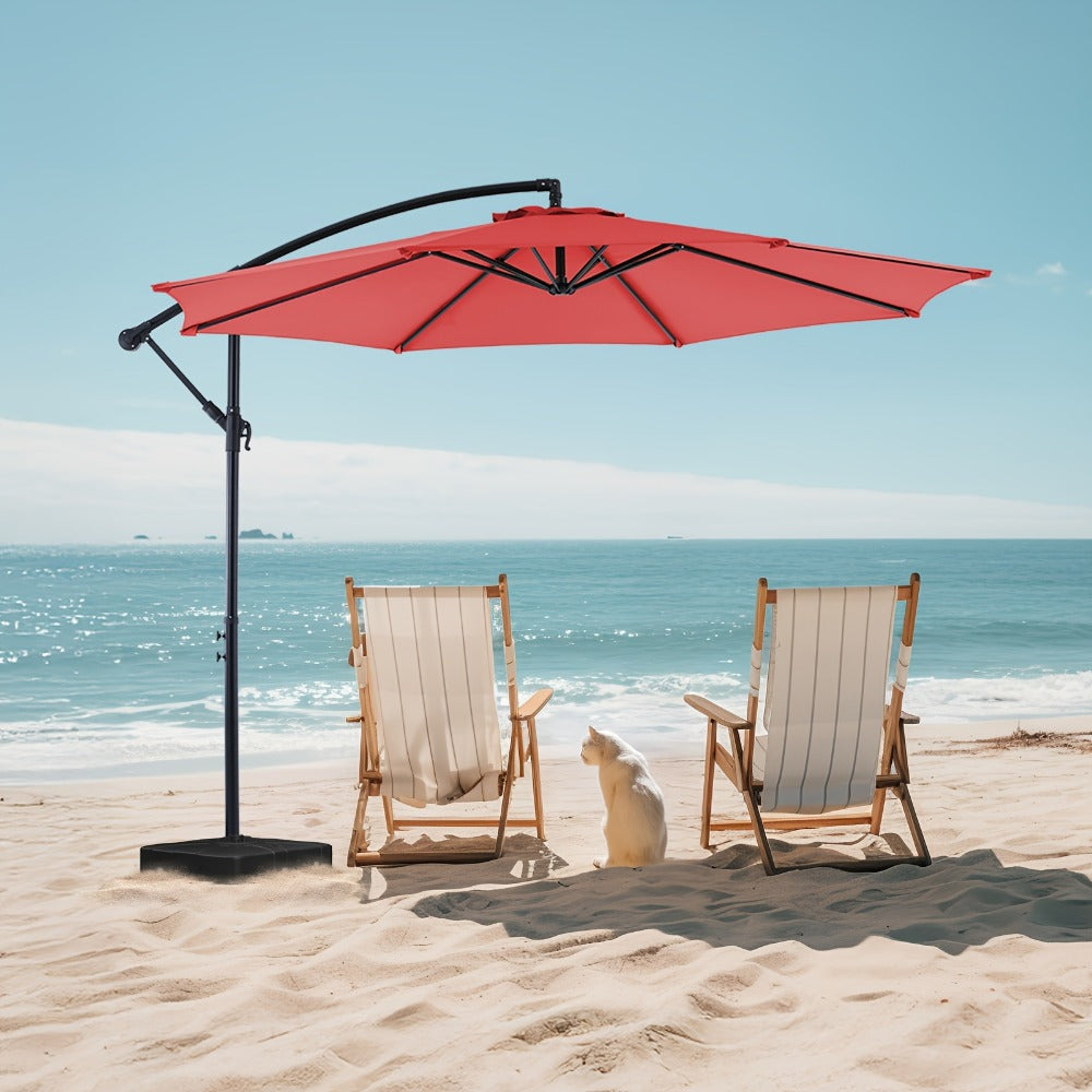 7.5-Foot Patio Umbrella with Tilt Adjustment and UV Protection detail image - detail view 9