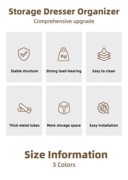 7-Drawer Tall Dresser, Bedroom Drawer Chest for Organized Everyday Storage detail image - detail view 16