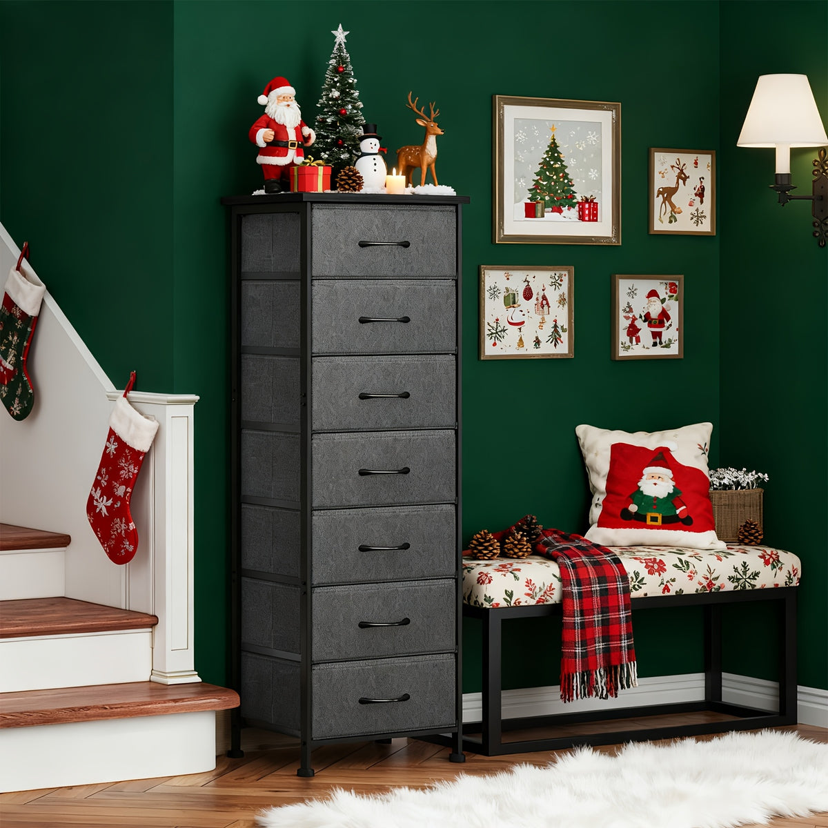 Dresser shown in the Gray option