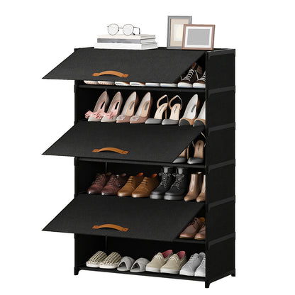 Shoe Rack shown in the 7 Tier-black option