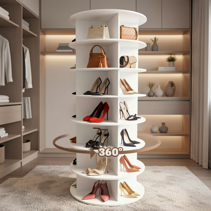 7-Tier Shoe Racks And Shoe Organizers with 360° Swivel for Entryway detail image - detail view 6