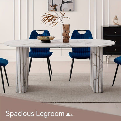 70.8-Inch Dining Table, Kitchen Dining Table for Work, Display, and Everyday Use detail image - detail view 19