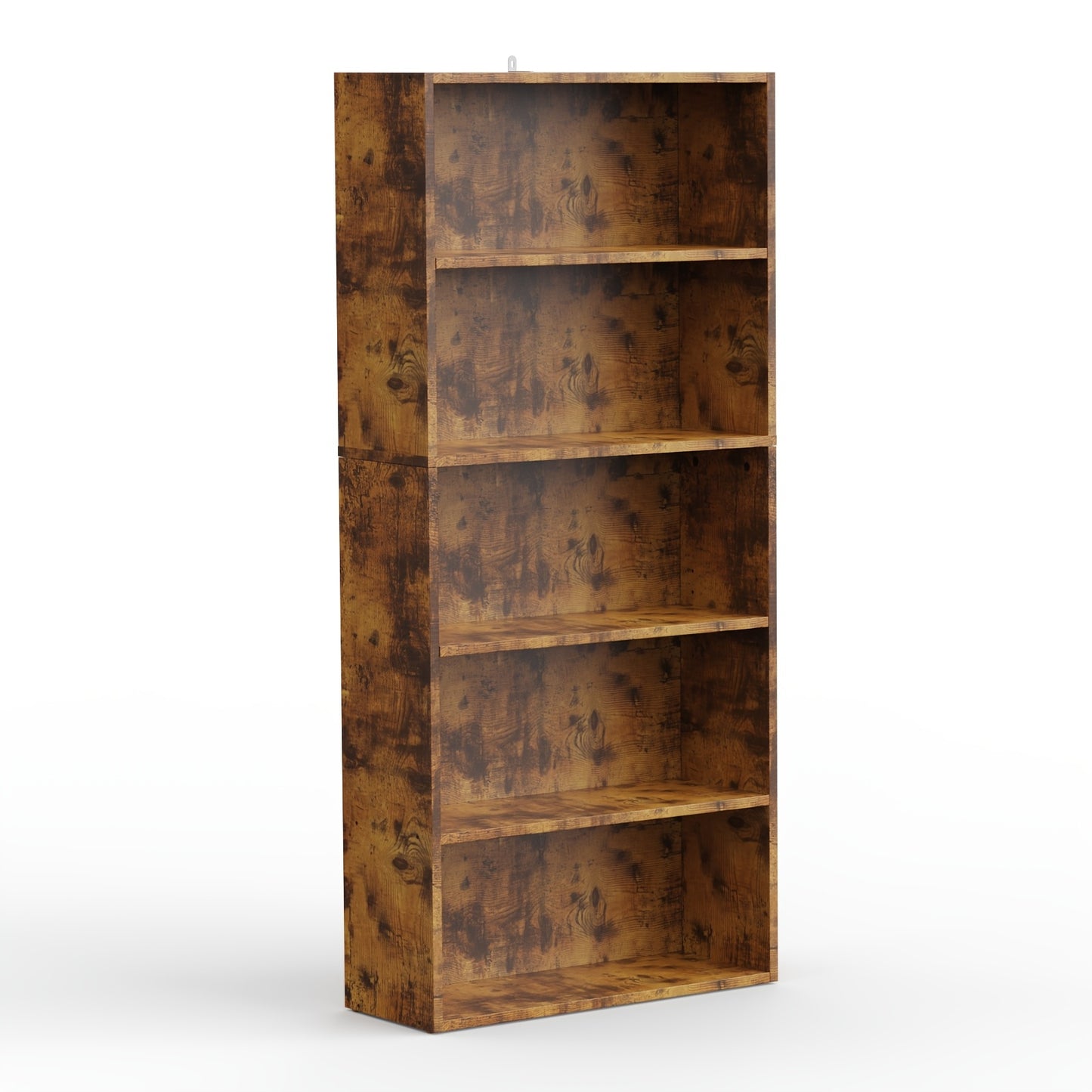 5/6-Tier Floor-Standing Bookshelf Organizer - Multi-Functional Open Shelf for Books, Decor & Cosmetics | Space-Saving Storage Unit for Home Office, Living Room & Bedroom | Modern Industrial Design